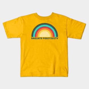 Radiate positivity Kids T-Shirt